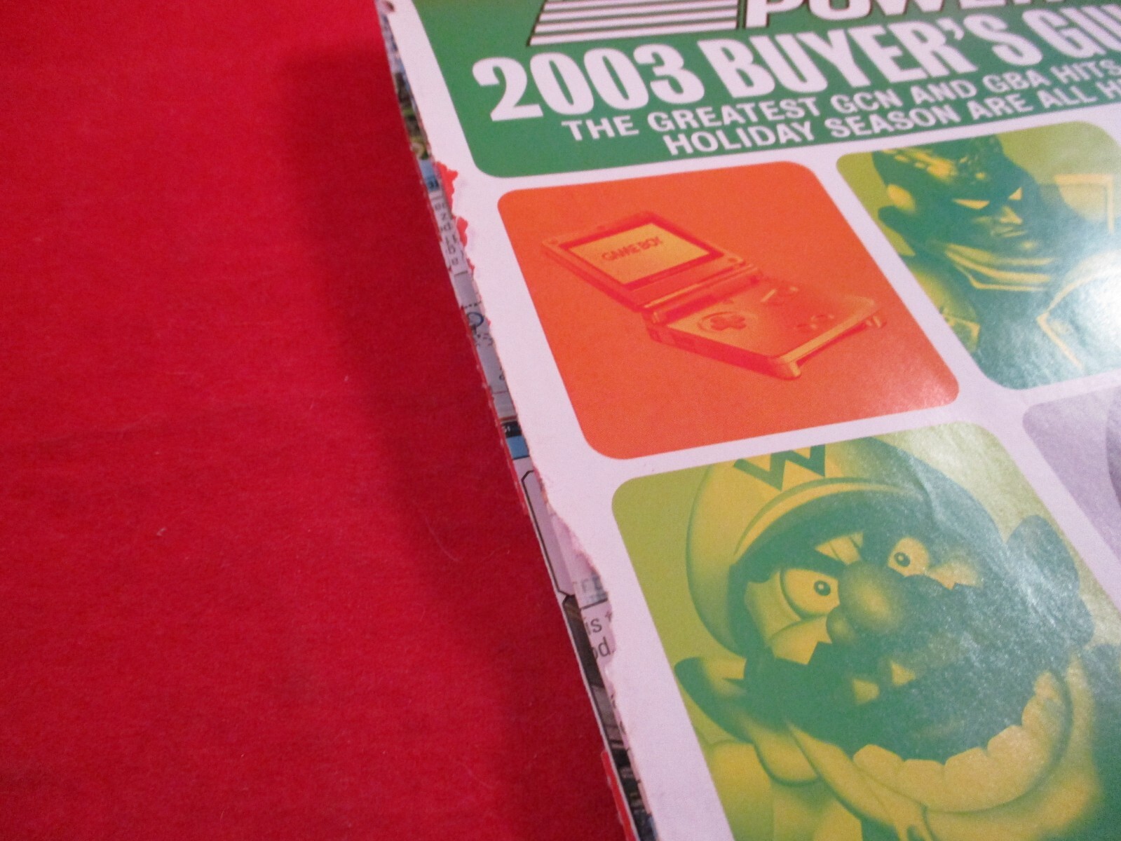 2003 Buyer’s Guide for Gamecube & Game Boy Advance Nintendo Power Promo Insert G