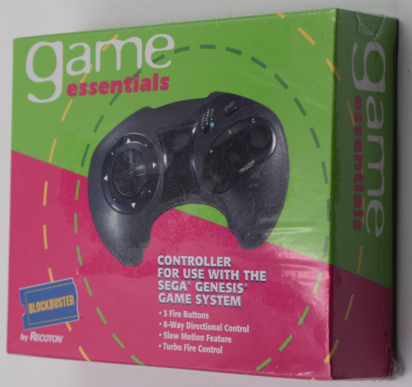 Vintage Game Essentials Sega Genesis Game Controller by Recoton 1996 Sealed