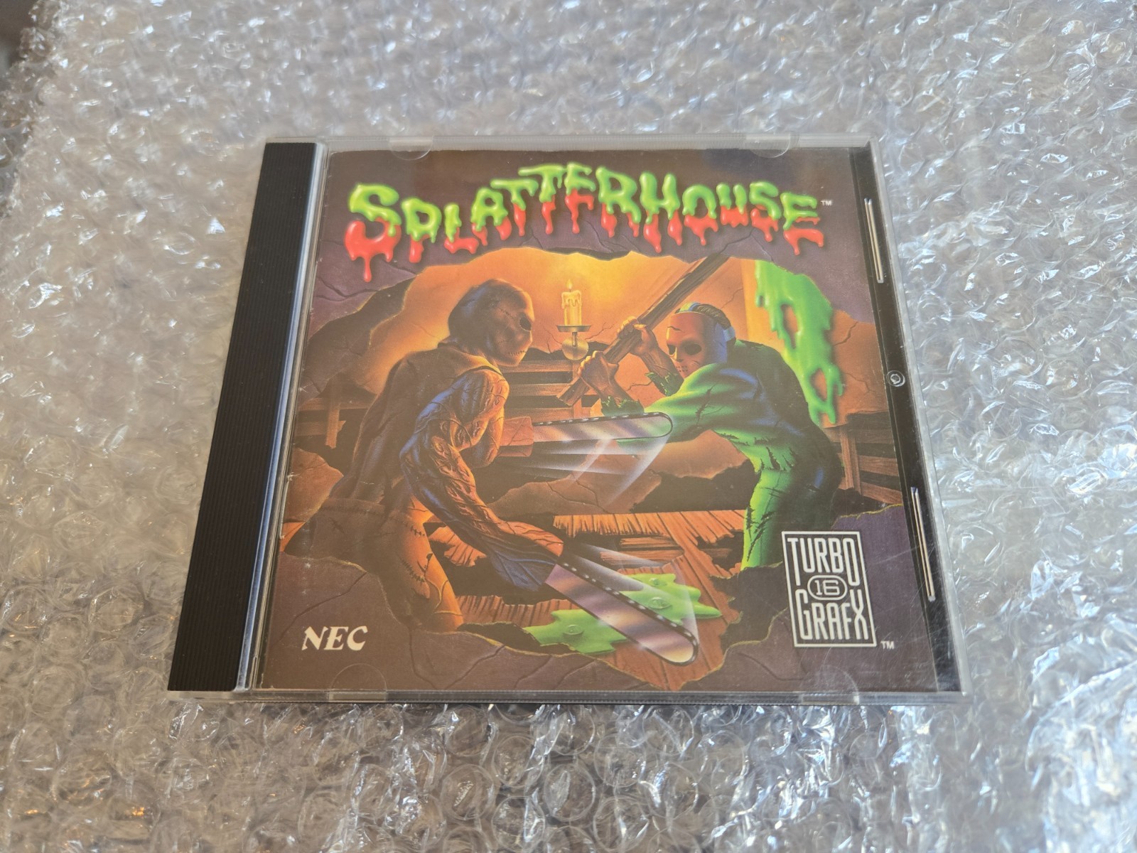 Turbografx 16 Splatterhouse CIC AUTHENTIC