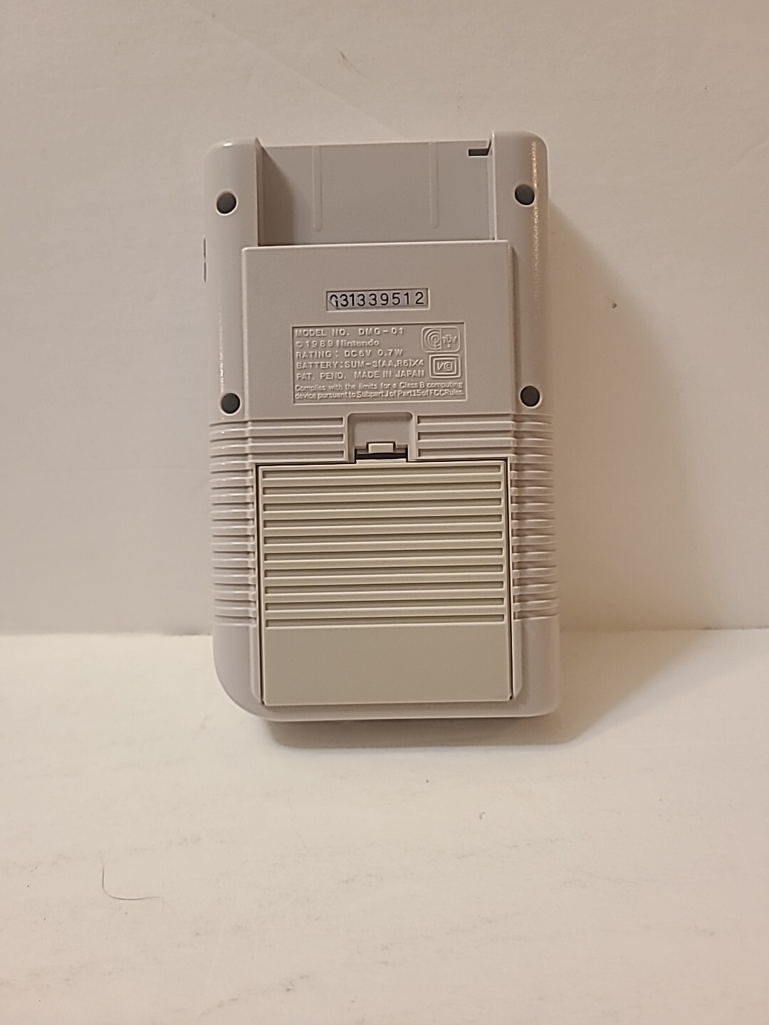 Replacement Battery Door Cover for Original Game Boy DMG Gray. Cover Only