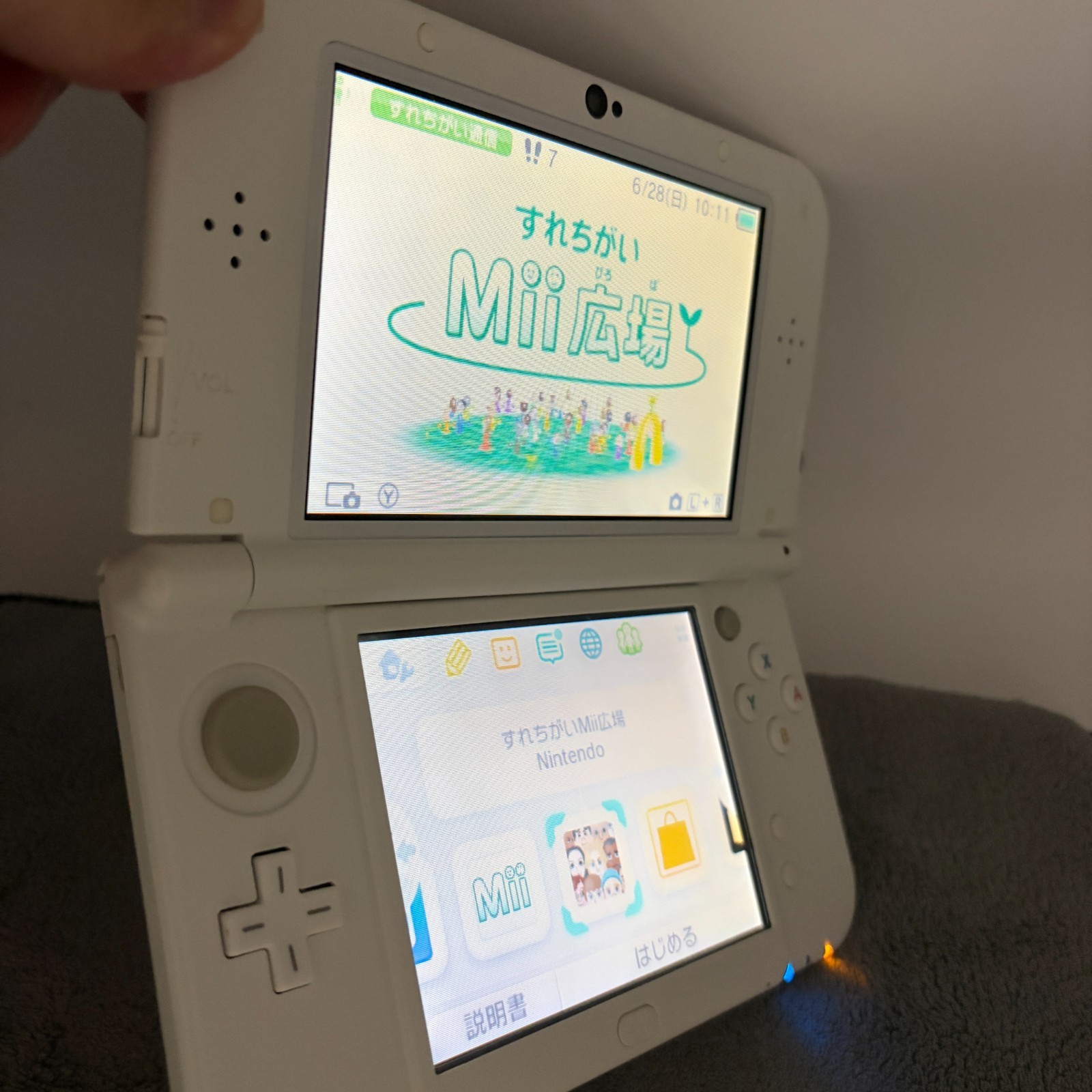 【Excellent5】Nintendo NEW 3DS LL XL Pearl White System Used Game Console From JP