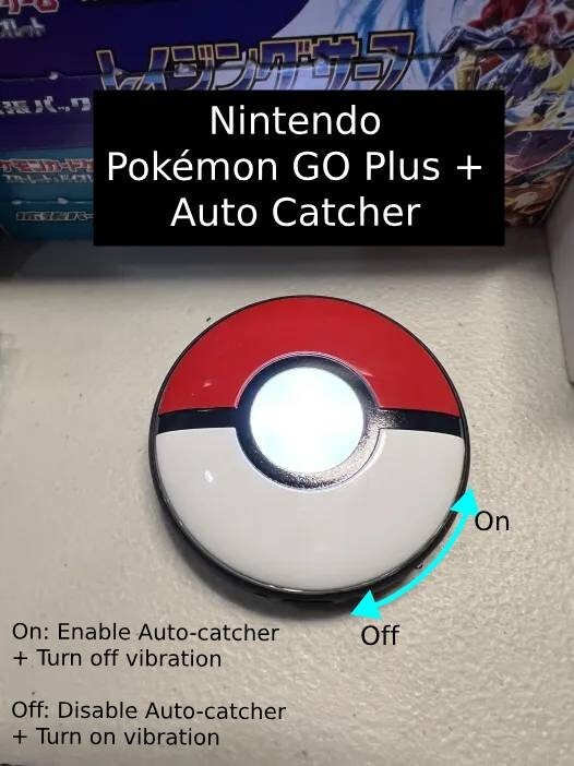MODIFIED Pokémon GO Plus + Ultra and Great Ball Autocatcher with On/Off Switch