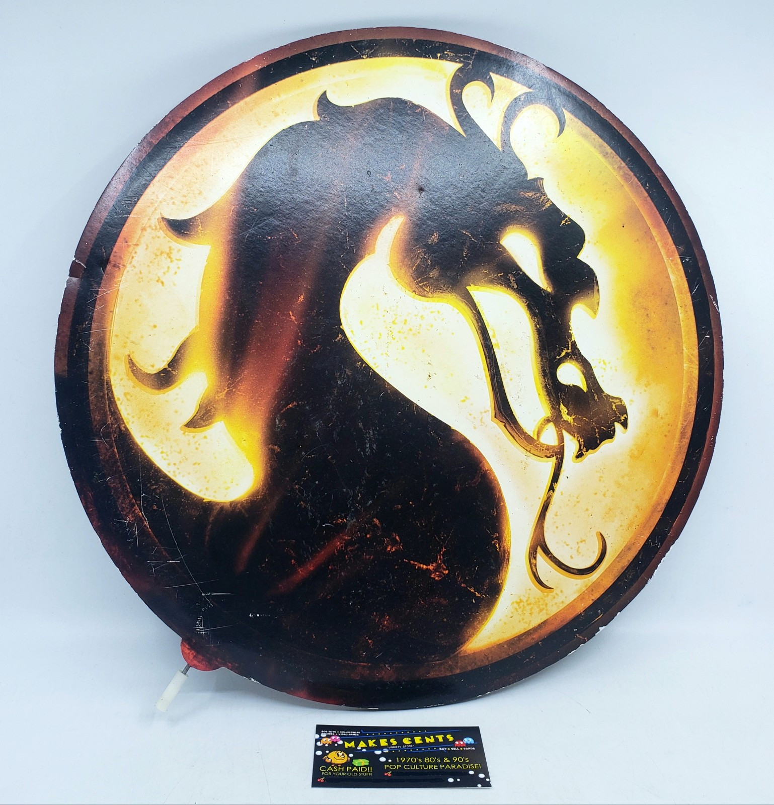Motorized Mortal Kombat Deception Video Game STORE DISPLAY PART – PS2 XBOX RARE