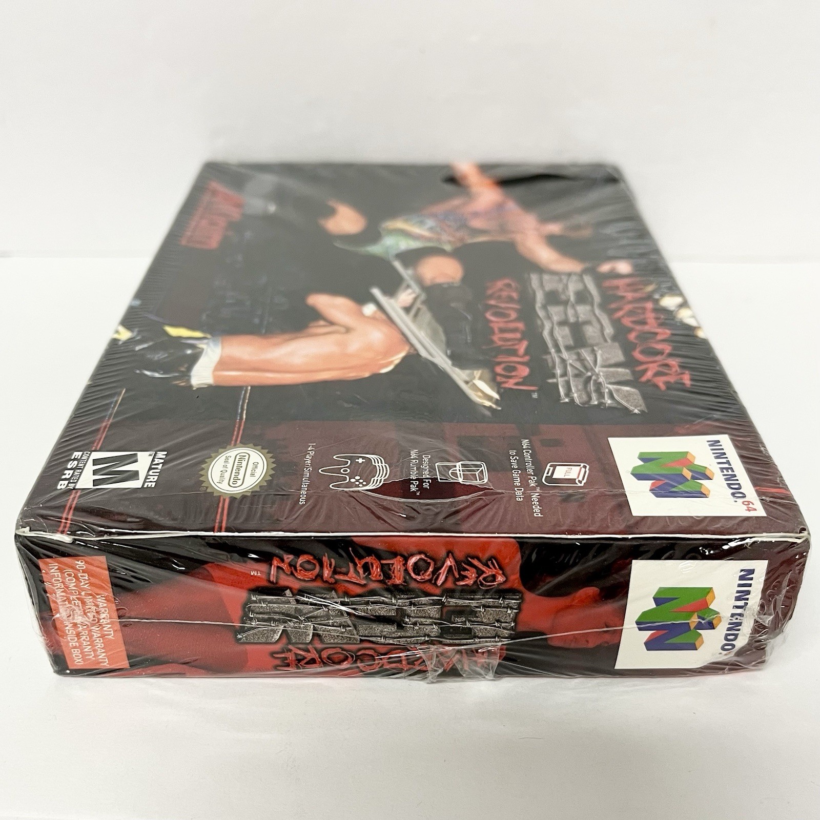 N64 Nintendo 64 ECW HARDCORE REVOLUTION New Factory Sealed Game Wrestling WWF