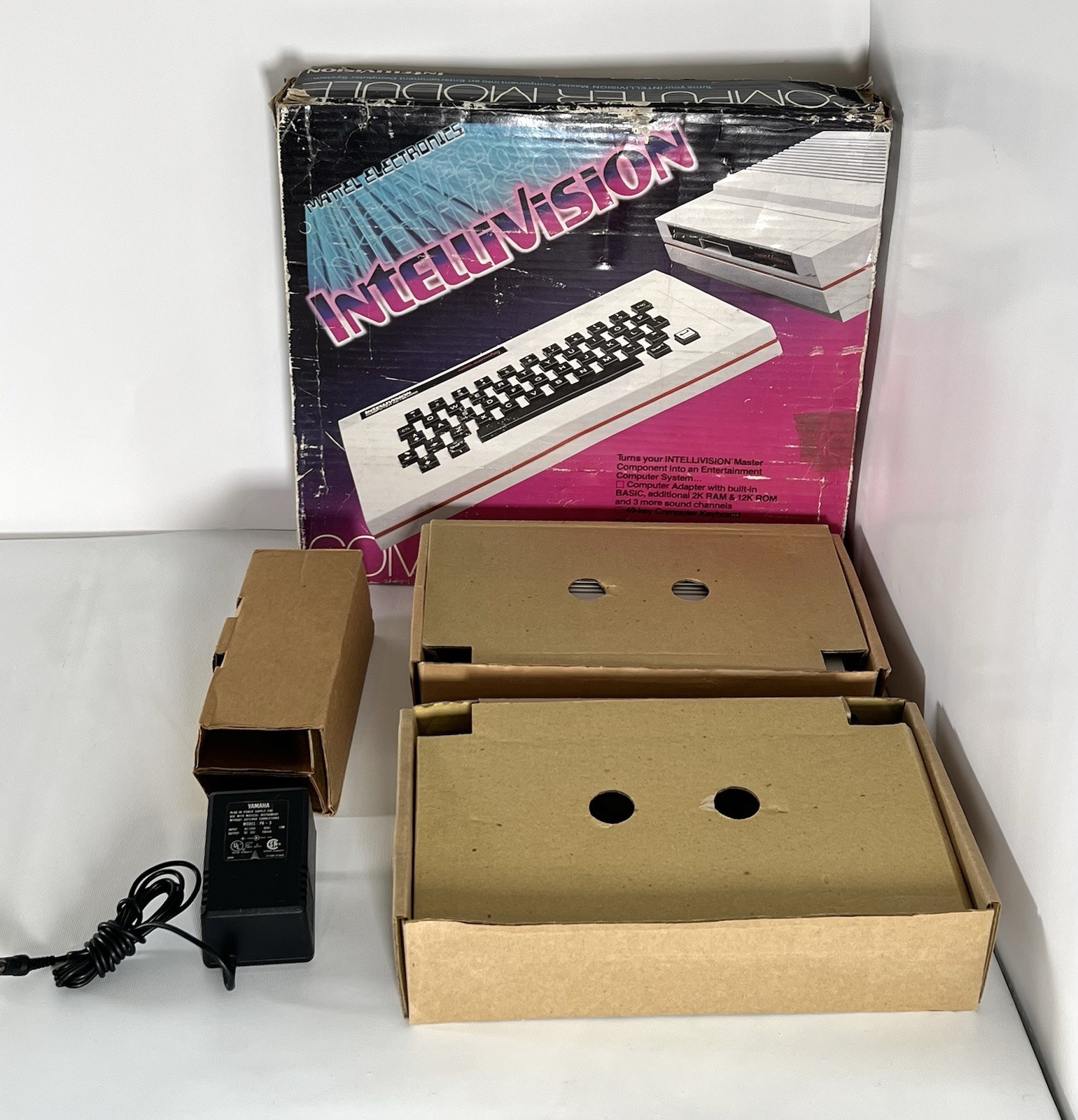 Vintage 1983 Mattel Intellivision Computer Adaptor Module With Box AS IS