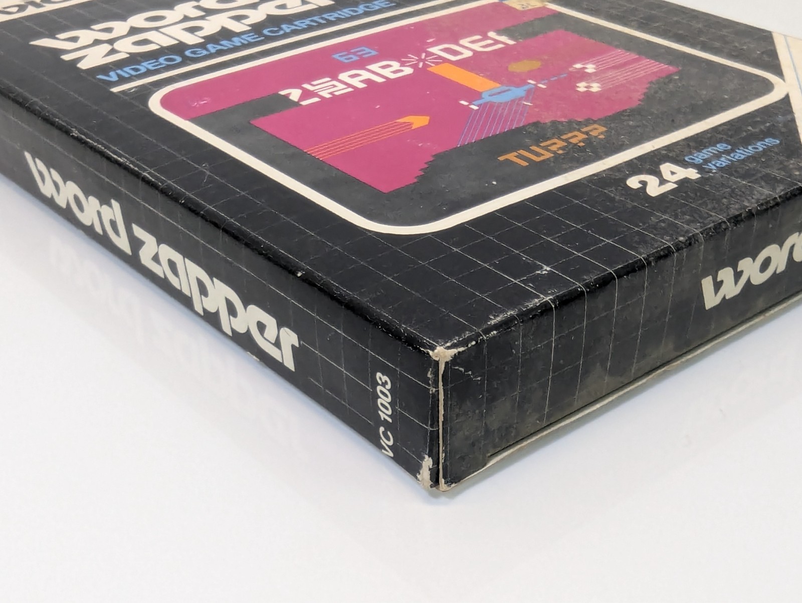 Atari 2600 WORD ZAPPER video game cartrige, manual, complete in box CIB TESTED