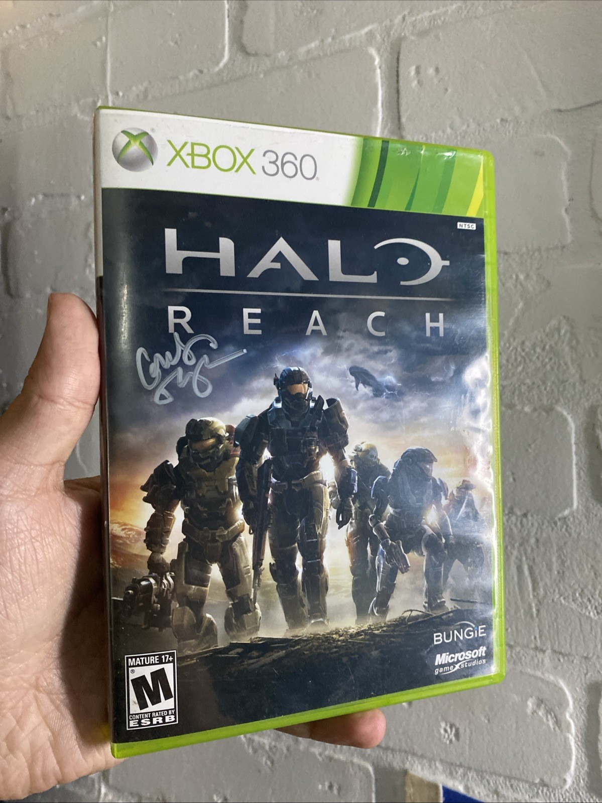 Halo Reach Xbox 360 Game Case SIGNED: SERINA – Case Only Meant For Display