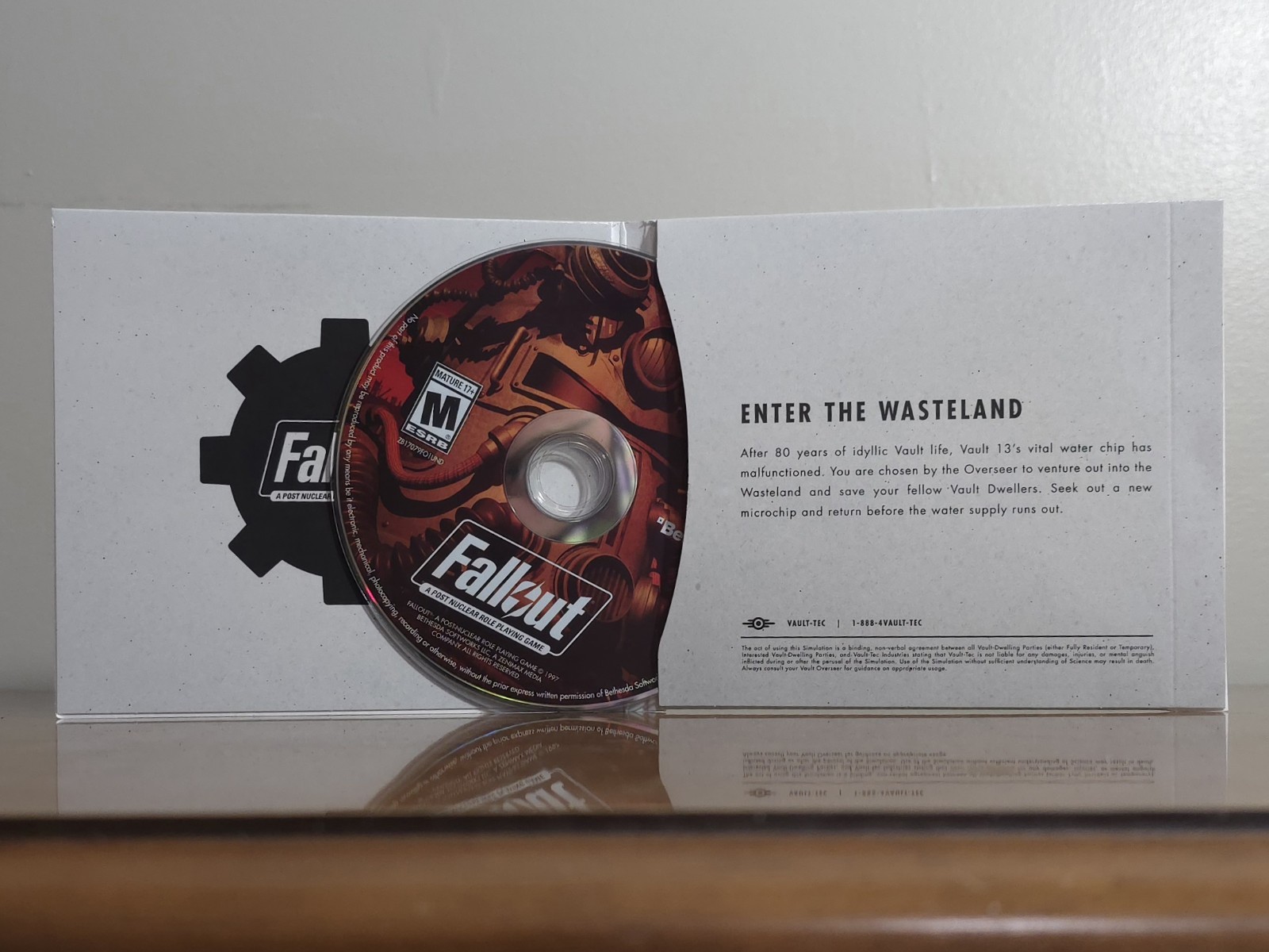 Fallout Anthology PC Mini Nuke 5-Game Physical Disc Set CIB Complete Bomb Sound