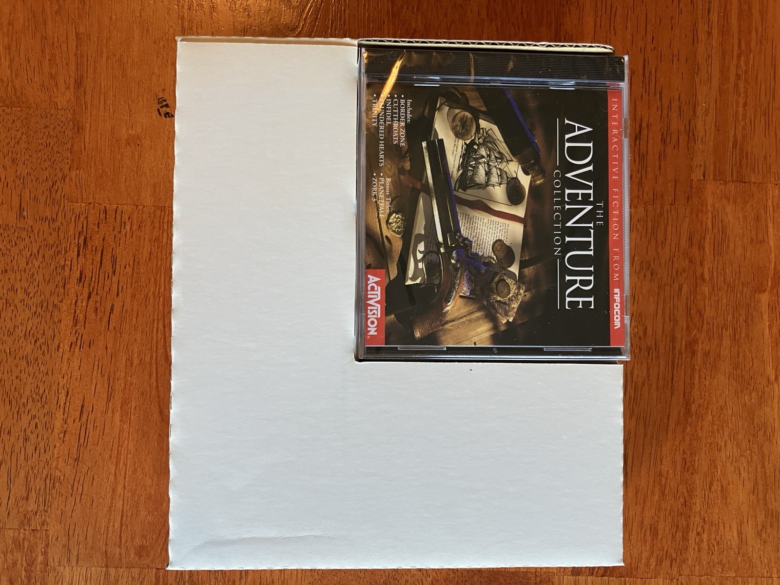 Infocom ADVENTURE COLLECTION IBM & Mac CD-ROM Big Box. Open Box- Sealed CD