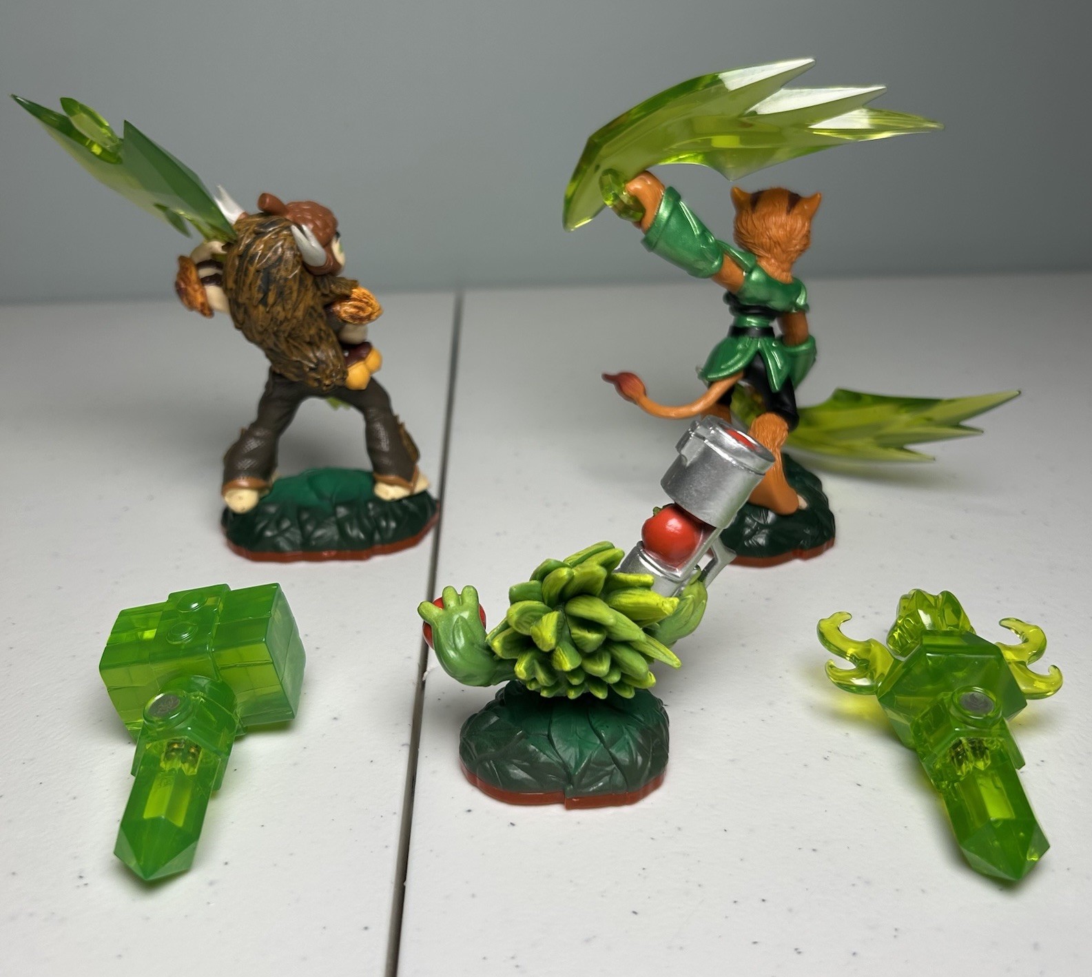 Skylanders Trap Team Life Lot Bushwhack Tuff Luck Food Fight & Traps Tested