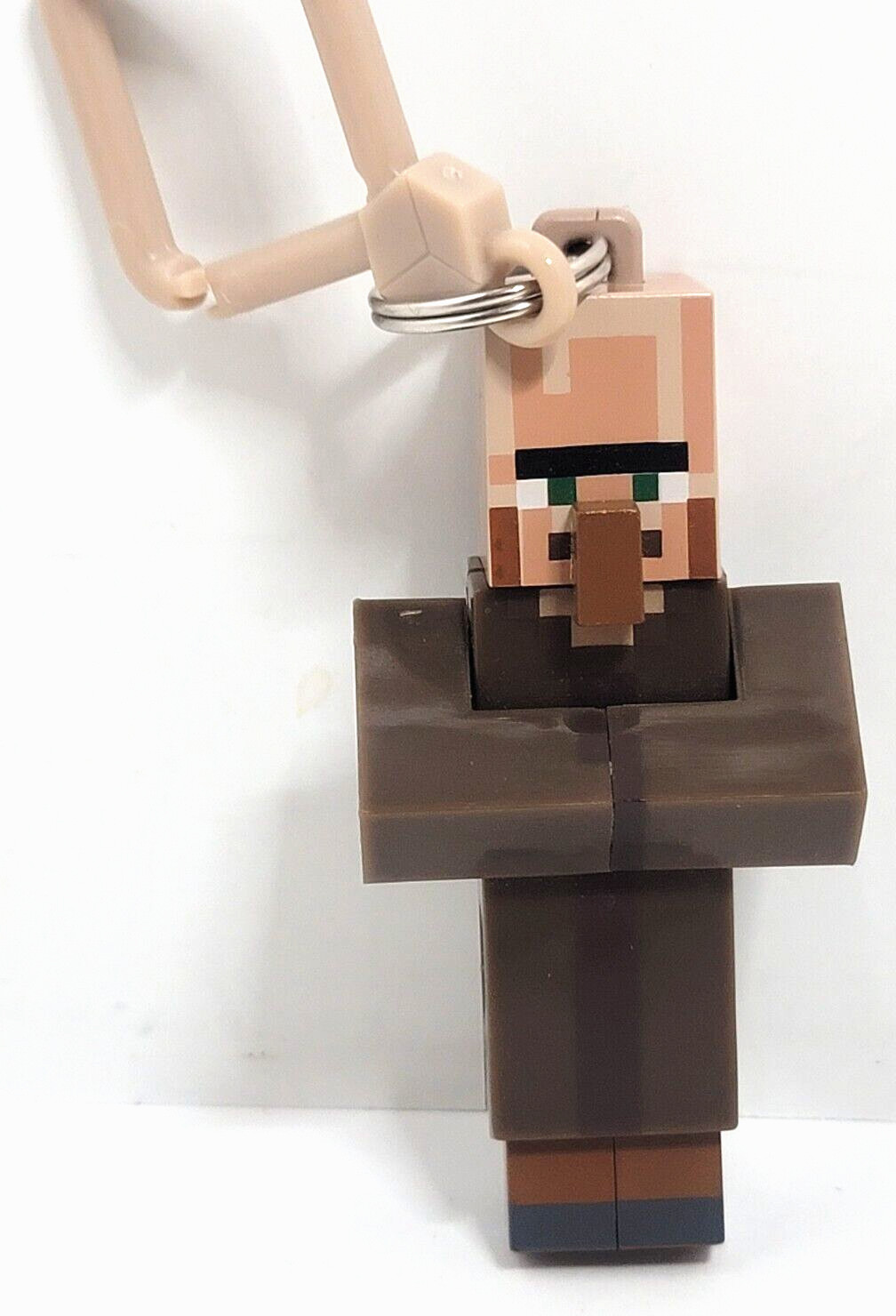 Minecraft Figures Backpack/Bag Clip/Hangers Lot of 3 Steve Sword Villager