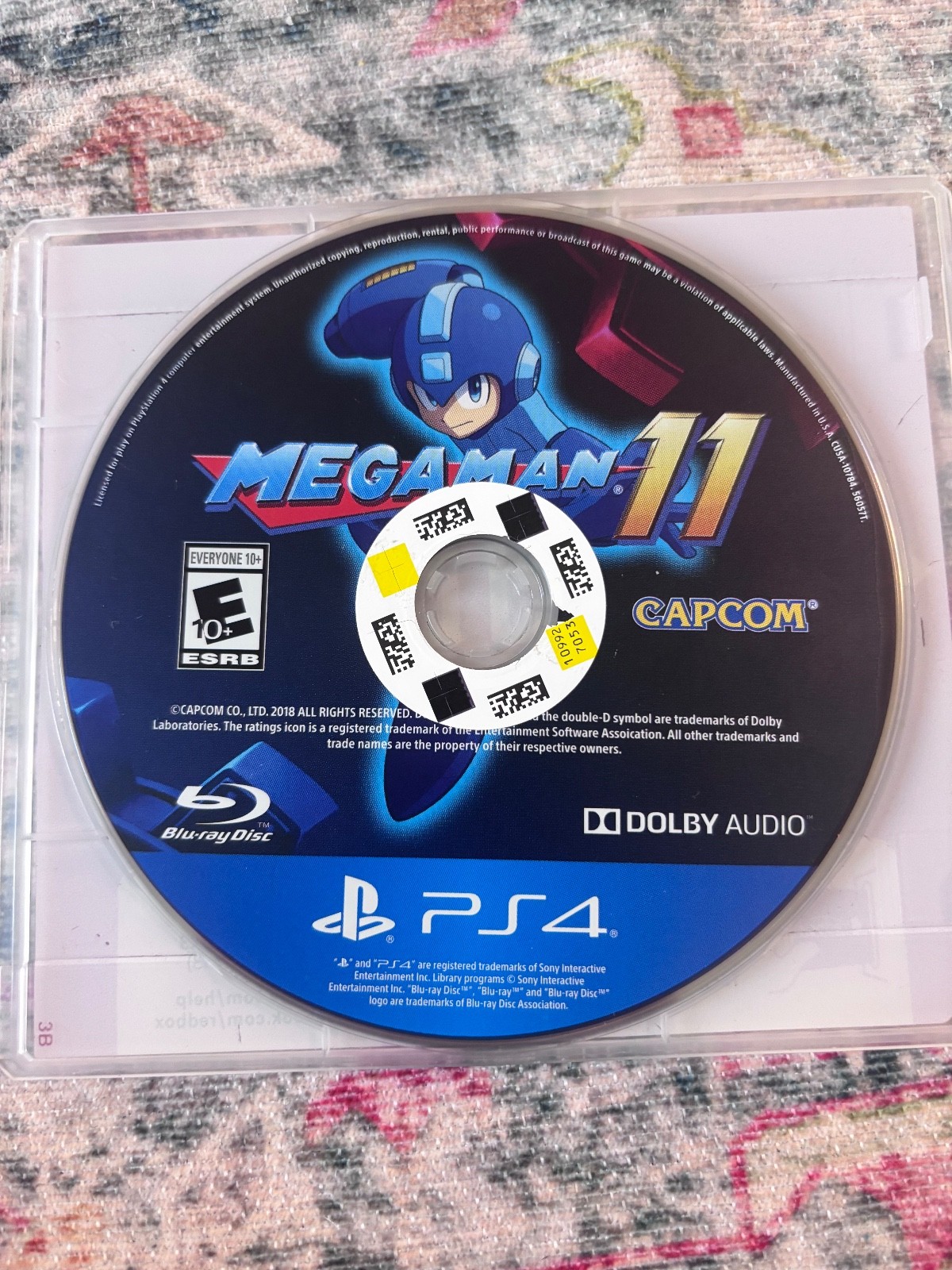 Mega Man 11 (PlayStation 4, 2018) DISC ONLY – INCLLUDES PROTECTIVE COVER