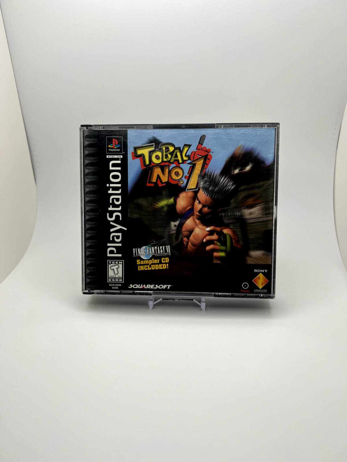 Tobal No. 1 (Sony PlayStation 1, 1996) Disk has some minor wear -Complete 2 disk