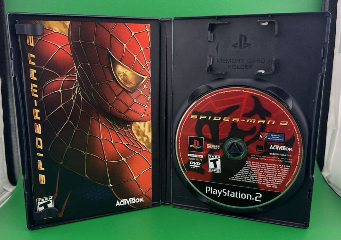 Spider-Man 2 (Sony PlayStation 2 PS2) *Pre-Owned* Free Shipping w/ Manual