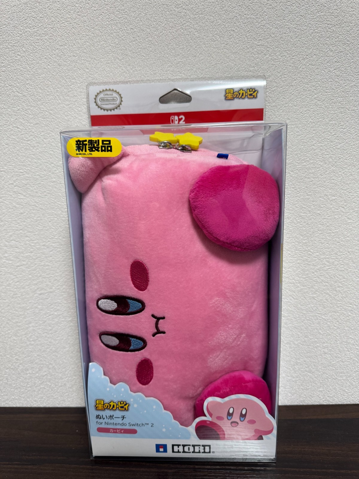 Kirby Plush Pouch HORI for Nintendo Switch 2 Official Licensed Japan NSX-121