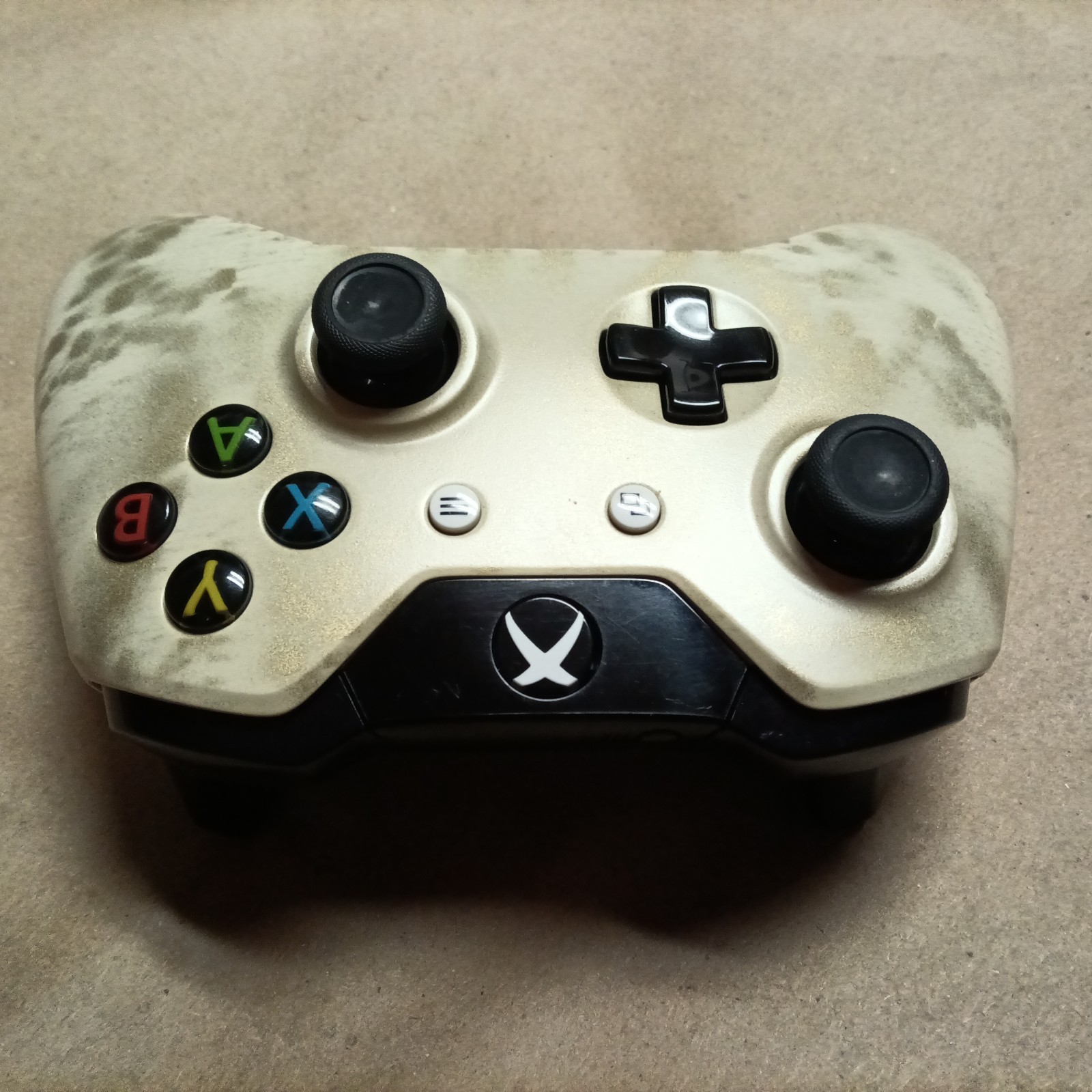 Xbox One Wireless Controller 1537 (Golden Cream) Cleaned Tested And Working