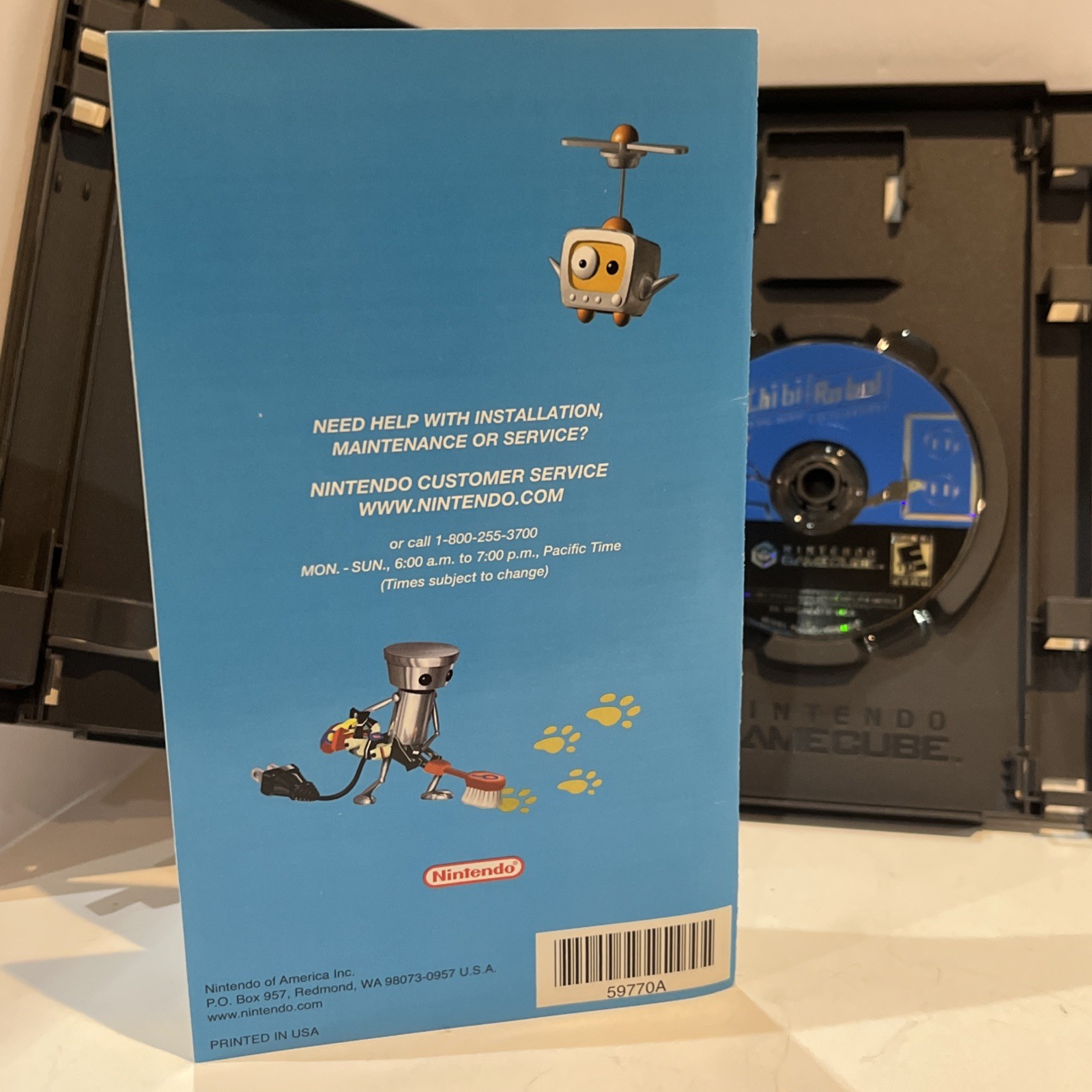 Chi Bi Ro Bo! For Nintendo Game Cube Game Disk W/ Instruction Booklet, 2005-2006