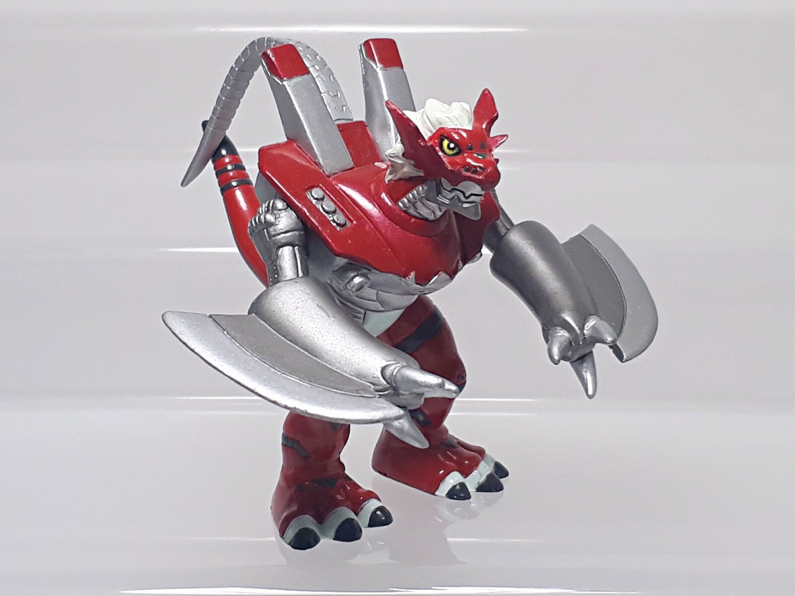 WarGrowlmon Digimon Tamers Figure Keychain Banpresto 2001 G08 2.4in