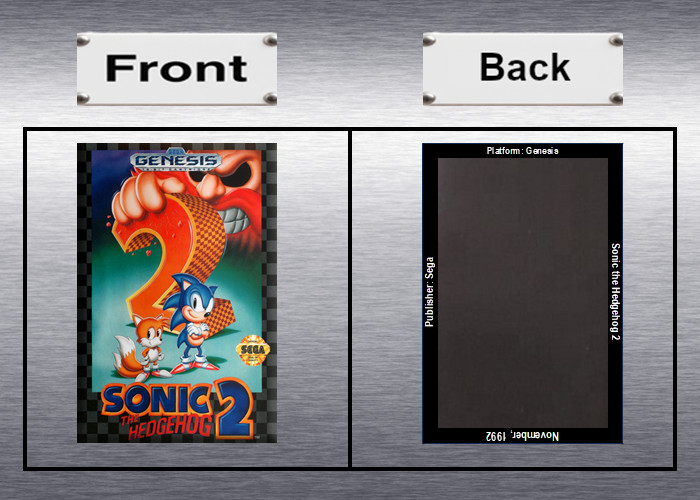 Sonic the Hedgehog 1, 2, 3 Video Game Box Art Sega Genesis High Quality Magnet
