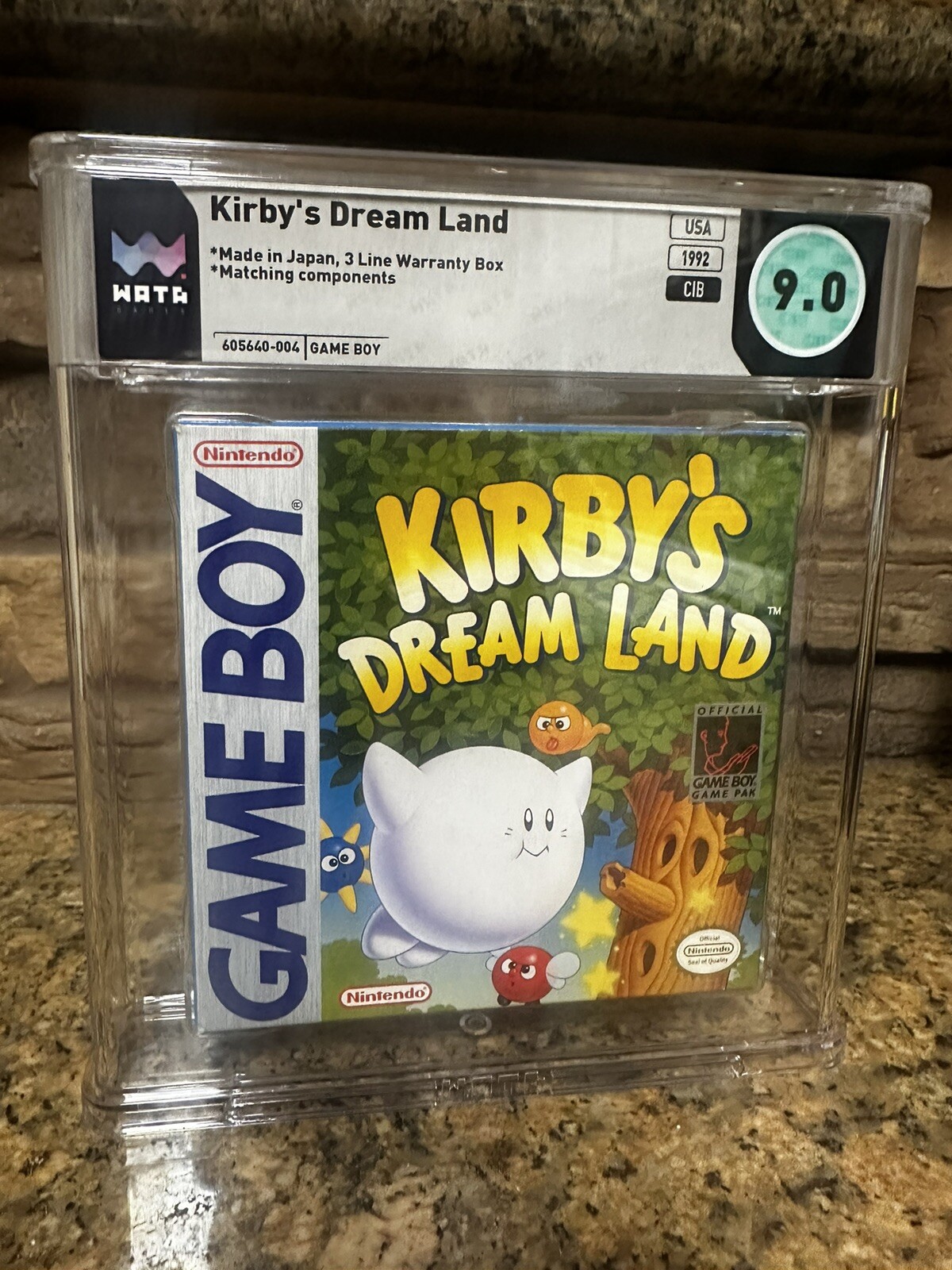 Kirby’s Dream Land (Nintendo Game Boy, 1992) WATA 9.0 Freshly Graded