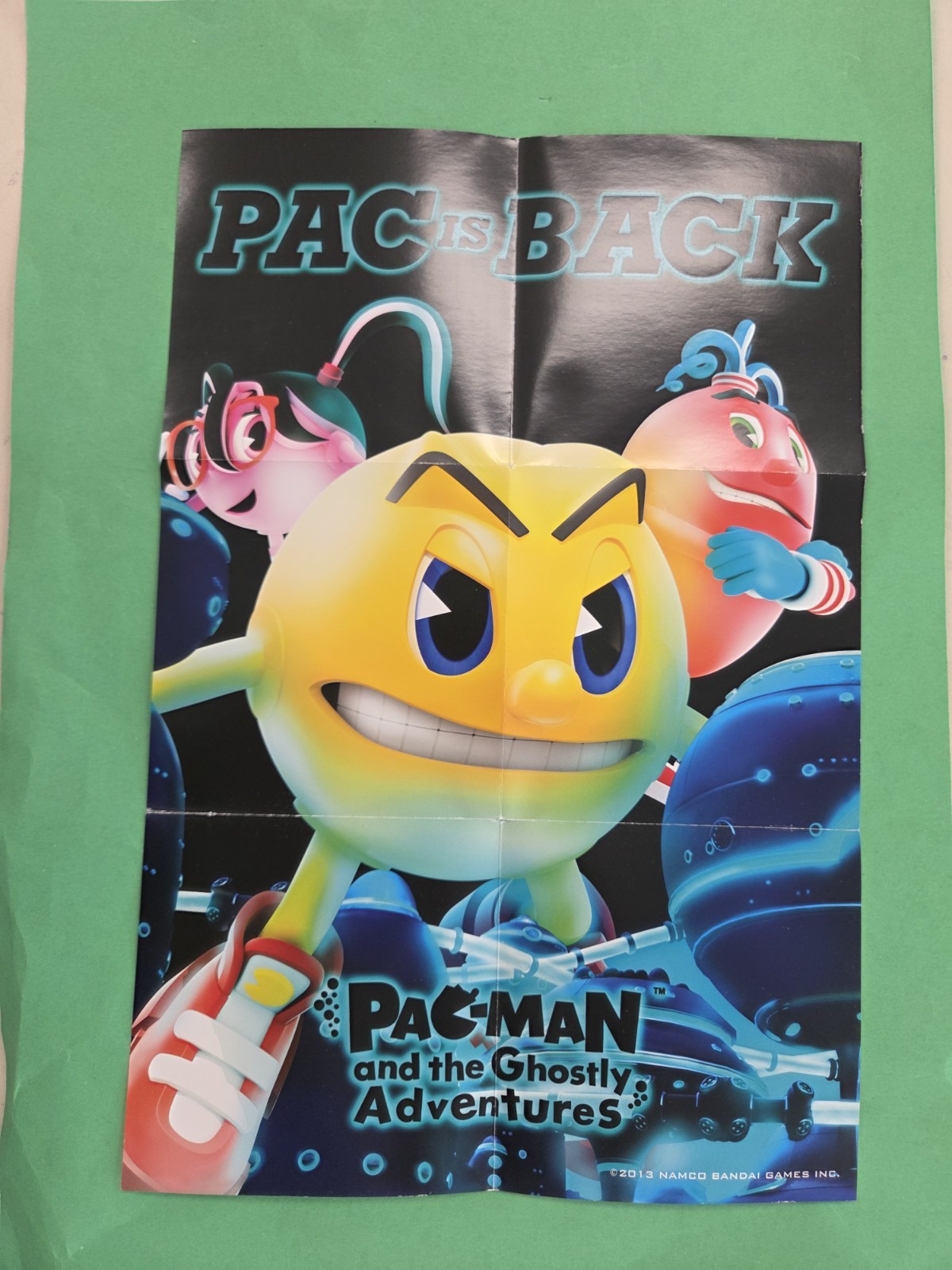 PAC IS BACK Pacman Rare Promo Poster Official