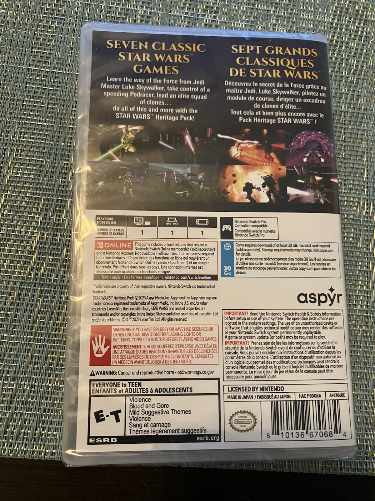 Star Wars: Heritage Pack – Nintendo Switch New Sealed