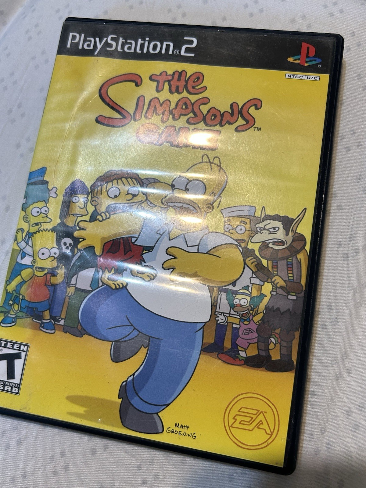 The Simpsons Game PlayStation 2 PS2 with manual untested