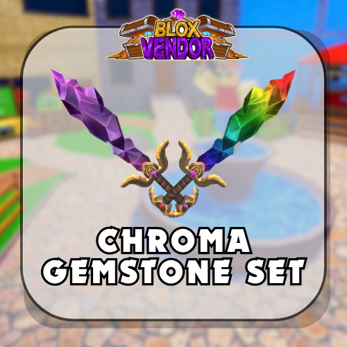 Murder Mystery 2 MM2 | Chroma Gemstone Set | Godly Knives and Guns
