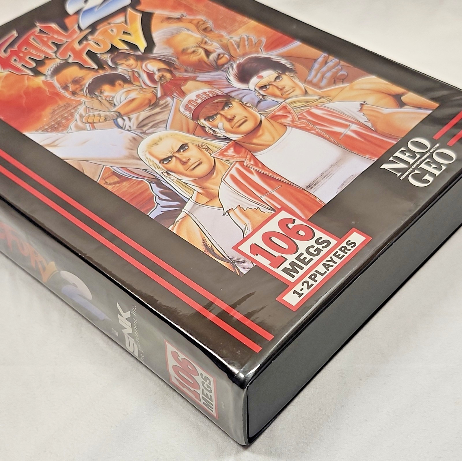 Near Mint – Fatal Fury 2 -DOG TAG – SNK Neo Geo AES – CIB Complete US Authentic