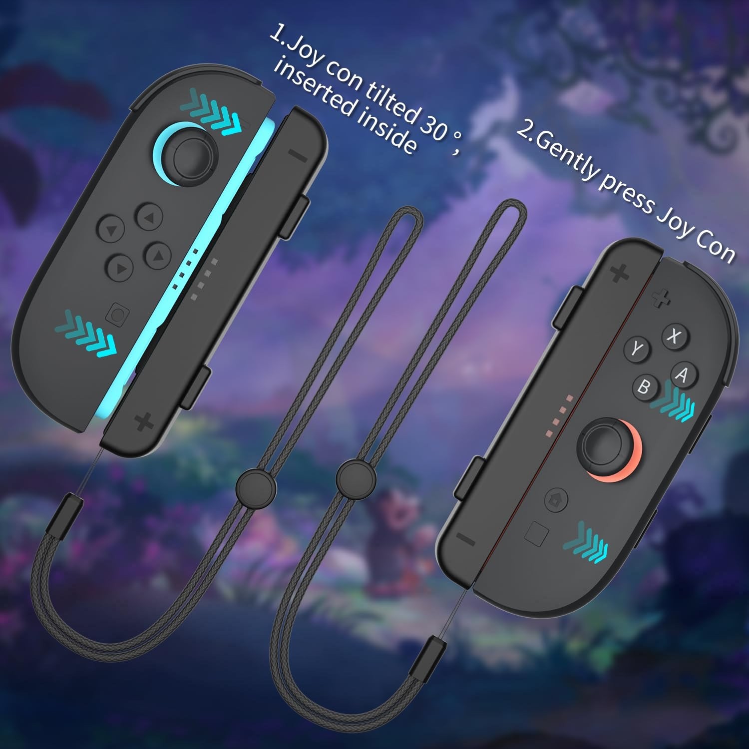 Switch Wireless Controller Replacement for Switch/Lite/OLED, with/Dual Vibration