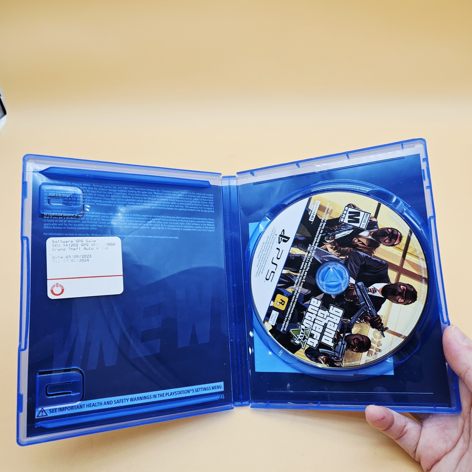 Grand Theft Auto V (Sony PlayStation 5 PS5, 2022) Video Game No Manual