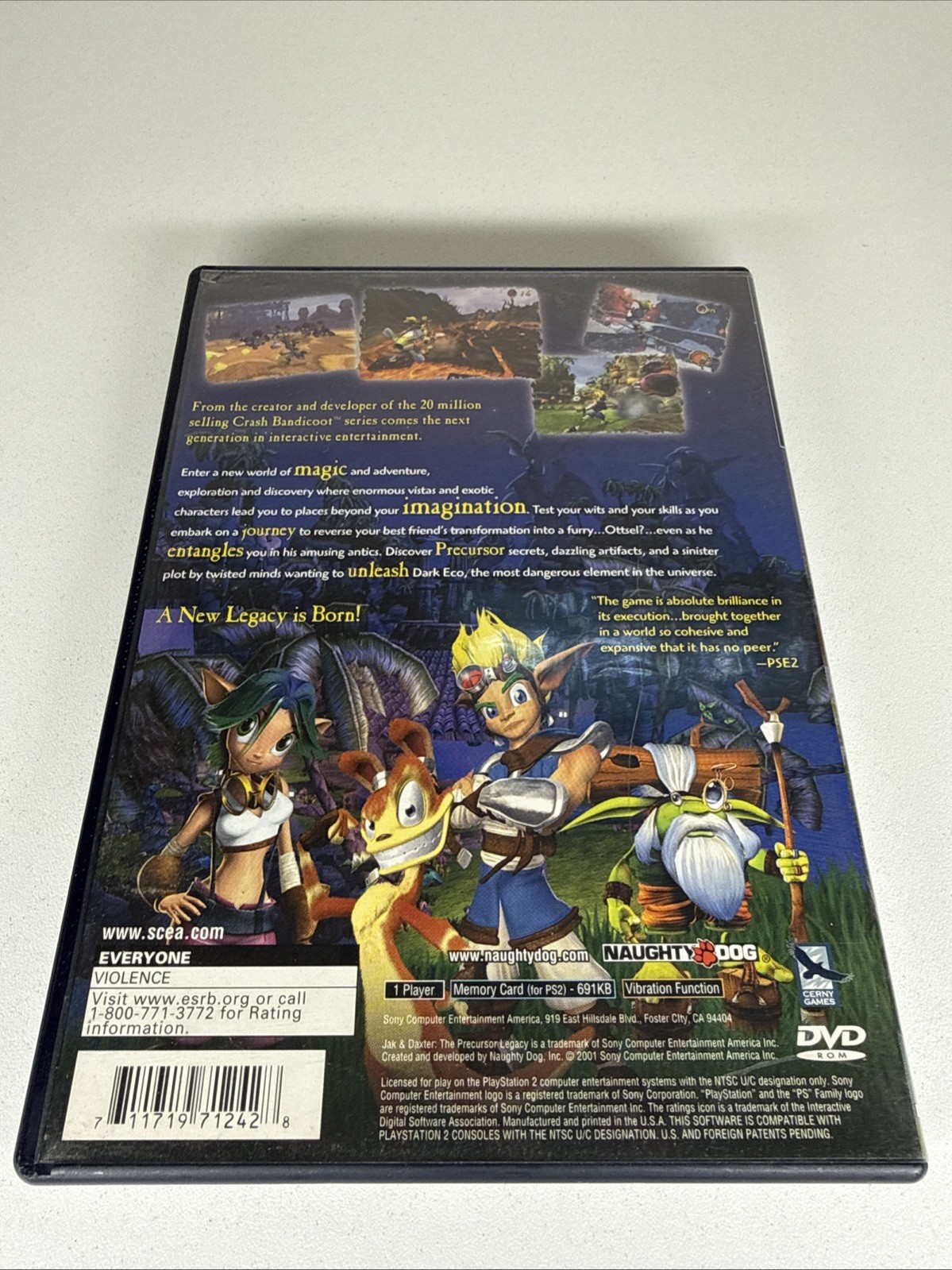 Jak And Daxter The Precursor Legacy Greatest Hits – Sony Playstation 2 PS2