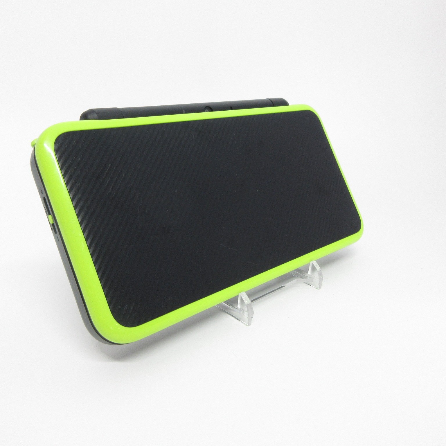 【Very Good】Nintendo New 2DS LL XL Black x Lime Console ONLY Japan Ver. #DEN/08/0