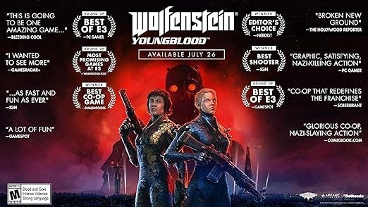 Wolfenstein: Youngblood – Xbox One / Series X – 4K Ultra HD – Co-op Action FPS