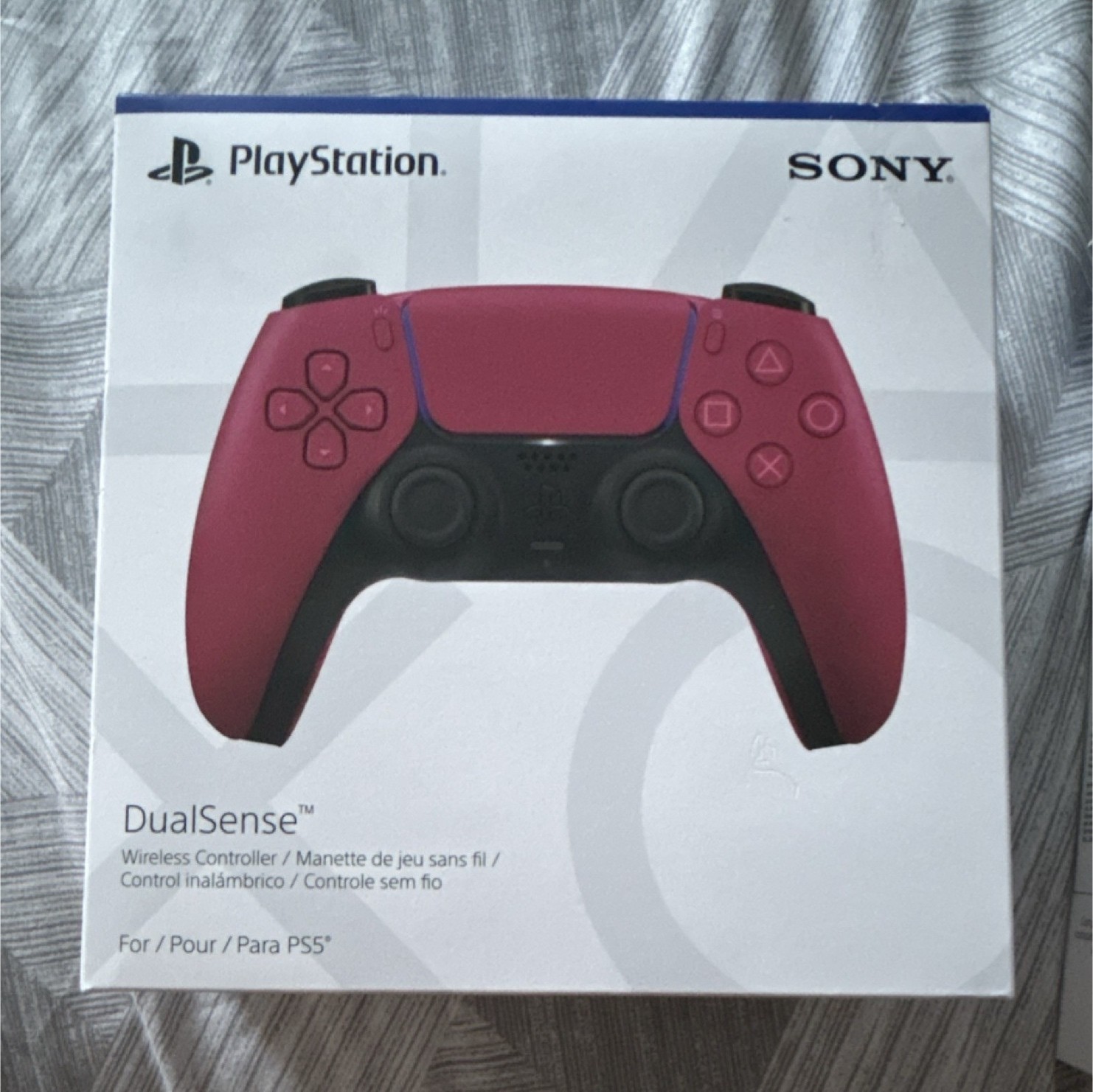 Sony DualSense Cosmic Red Wireless Controller for PlayStation 5, Haptic Feedback