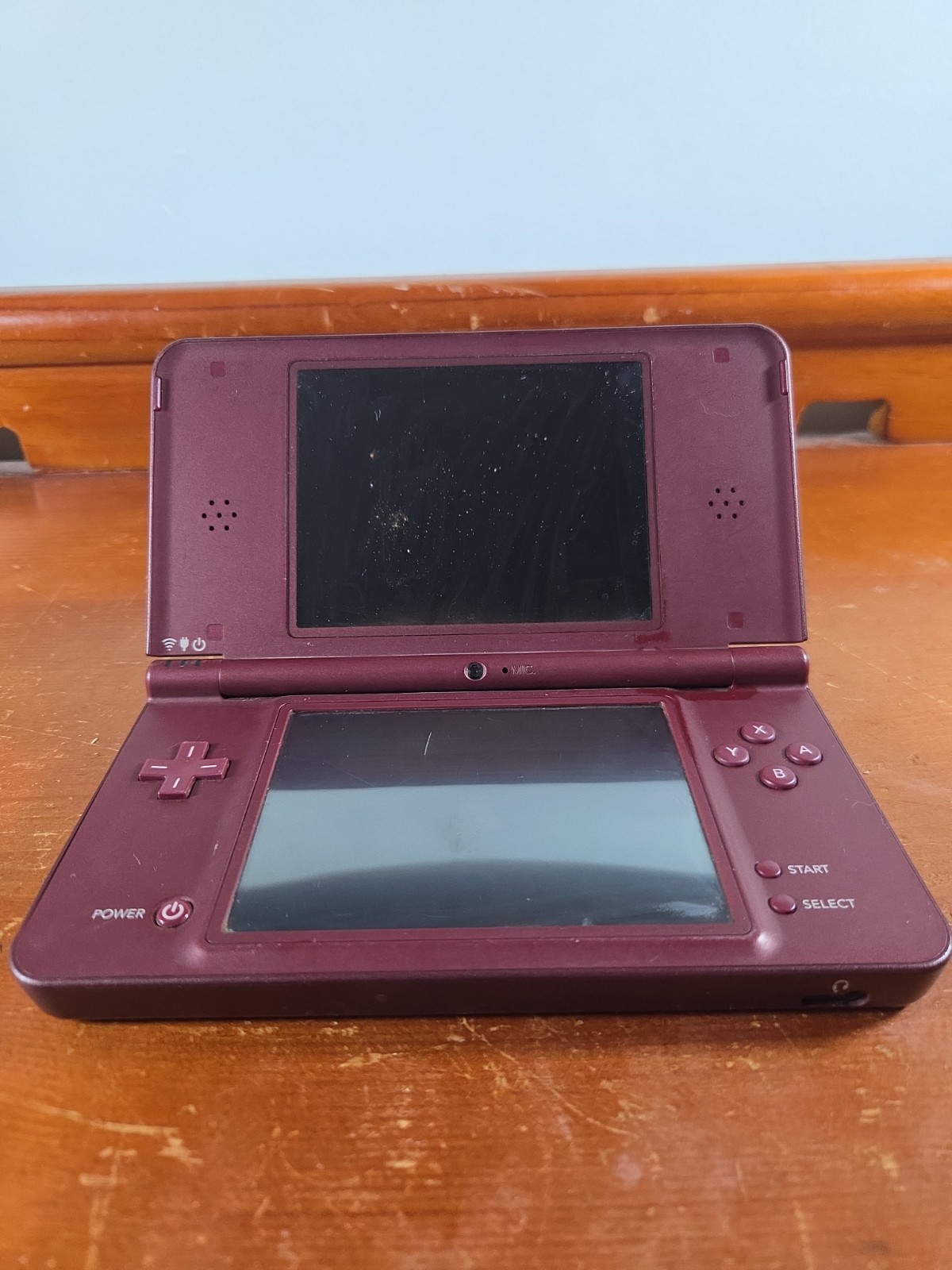 Nintendo DSi XL DS Burgundy Wine Red Console System Tested Read
