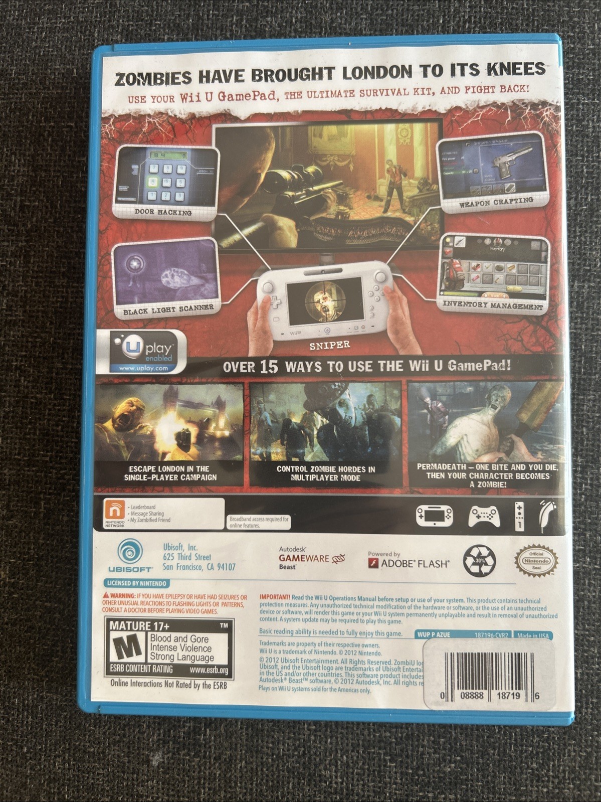 ZombiU Nintendo Wii U