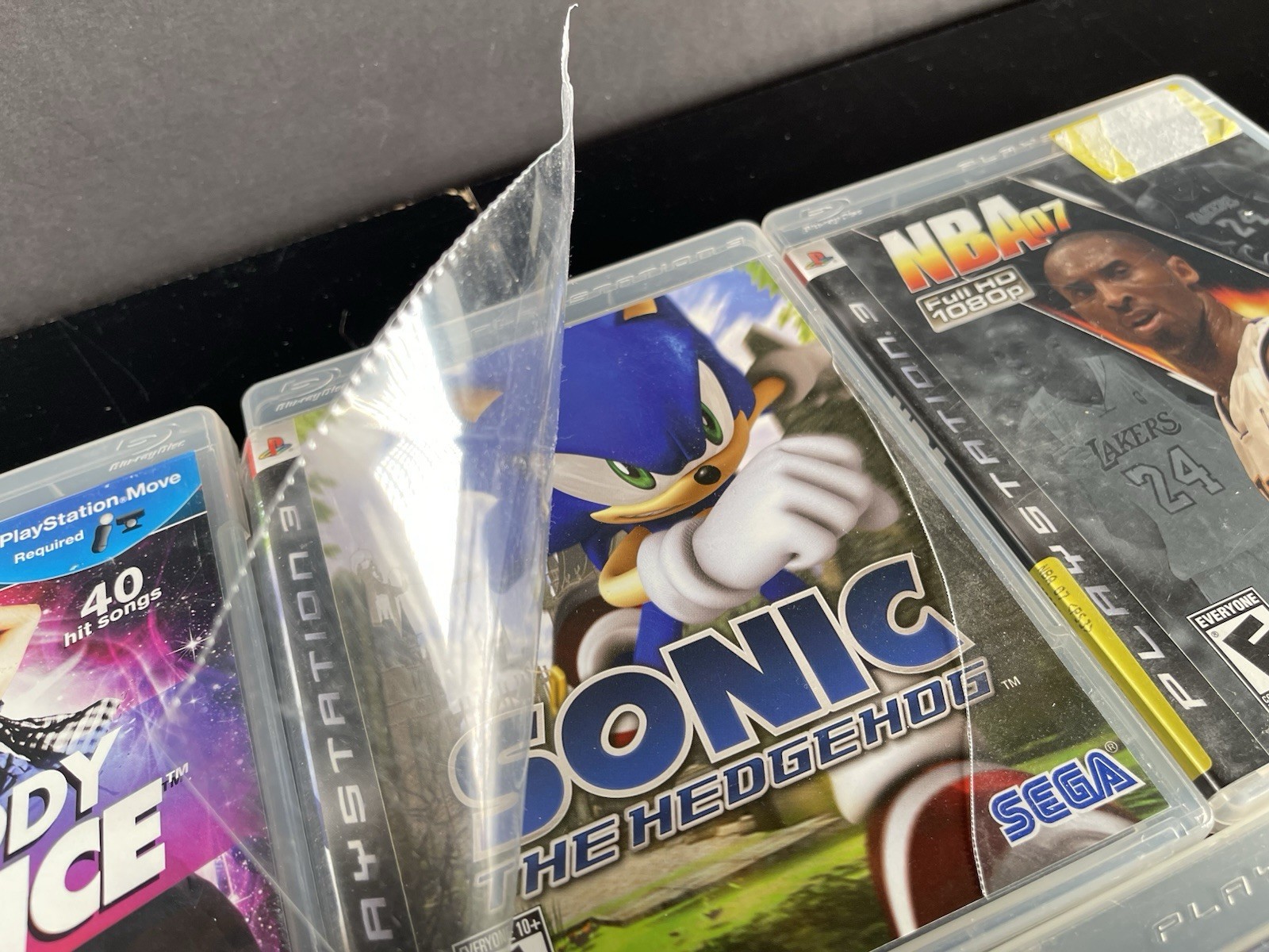 PS3 Game Lot x 5 South Park Tennis NBA 07 Sonic Everybody Dance