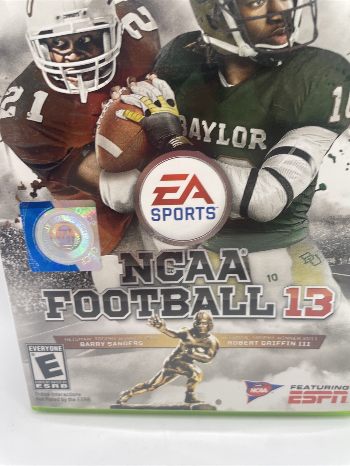 NCAA Football 13 (Microsoft Xbox 360, 2012) – Complete with Inserts – TESTED