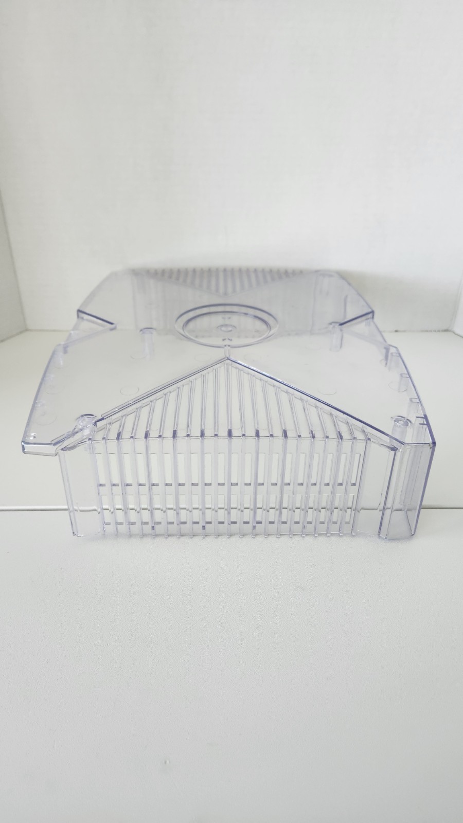 Original Xbox Clear Plastic Ghost Case Lid Upper Shell Read