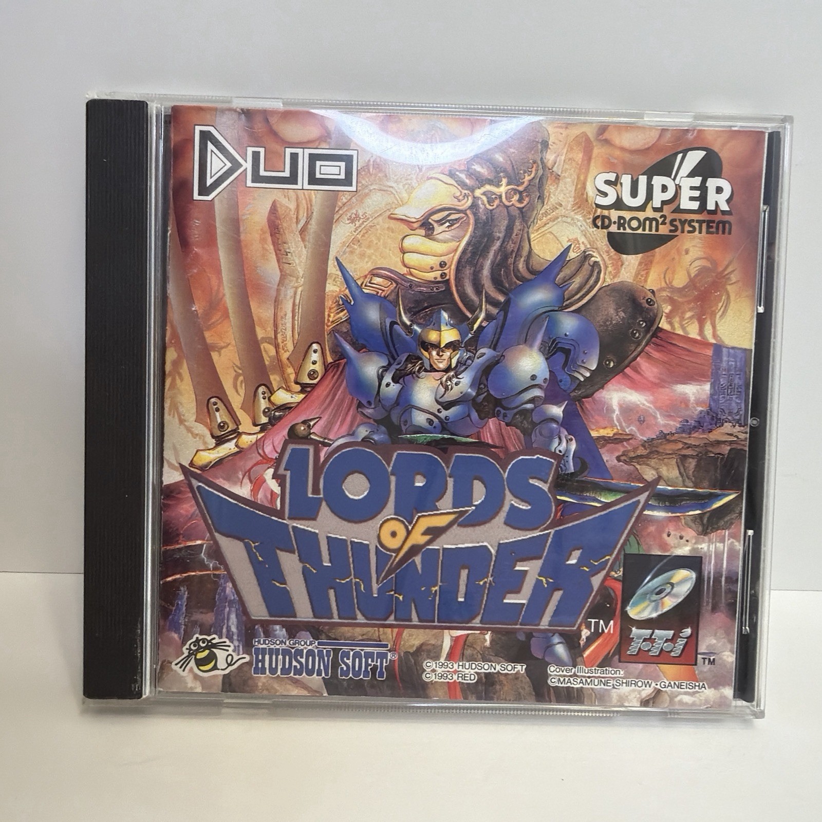 Lords of Thunder TurboGrafx Super CD Turbo Duo Tested Complete CIB