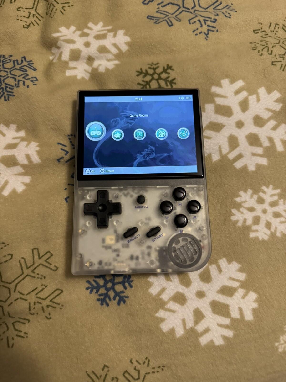 ANBERNIC RG35XX Retro Gaming Handheld 3.5″ IPS Screen, 64GB, 5000+ Games, Linux