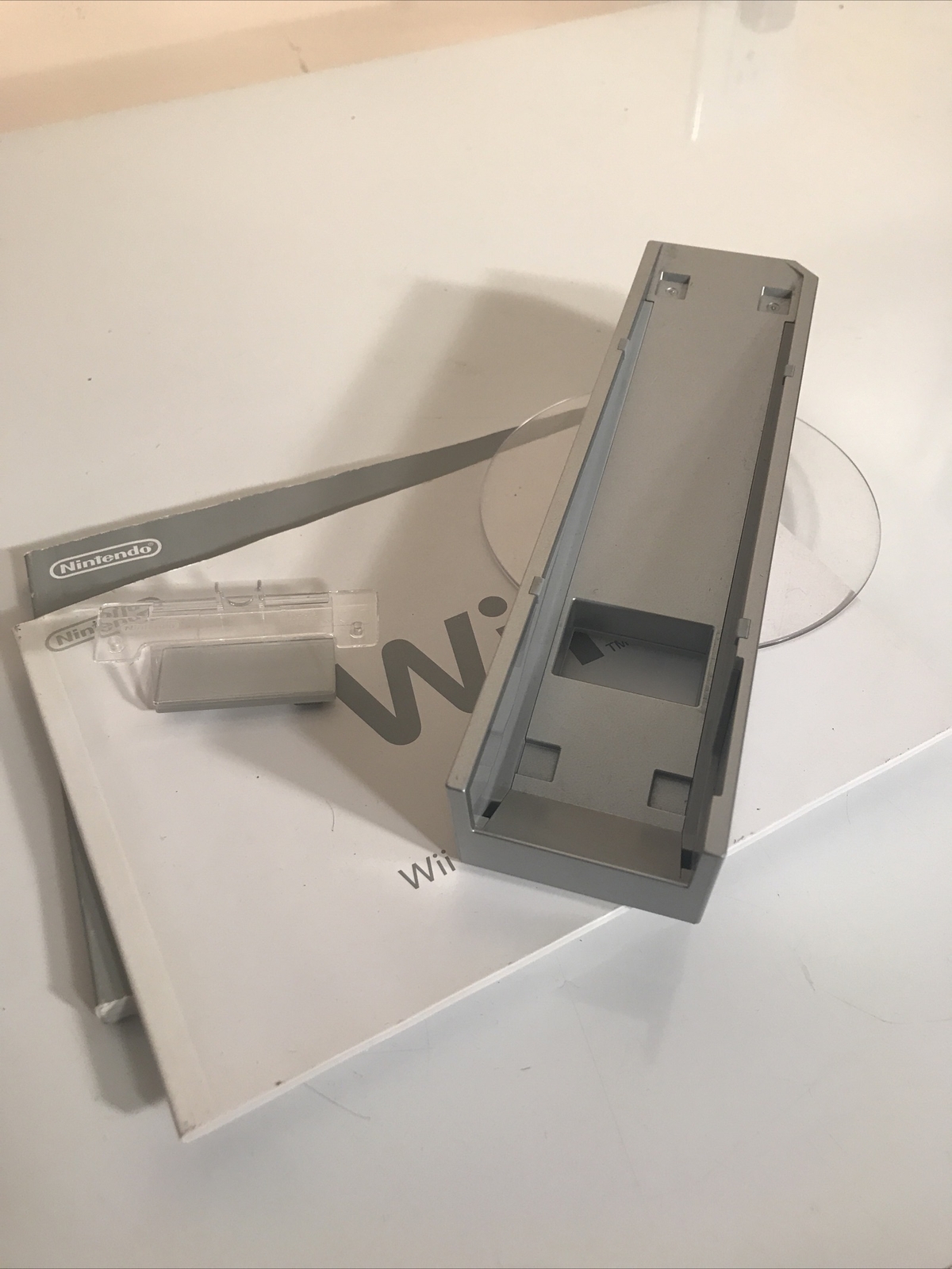 Original Nintendo Wii Game System With Power Supply AV Cable Sensor Bar Works