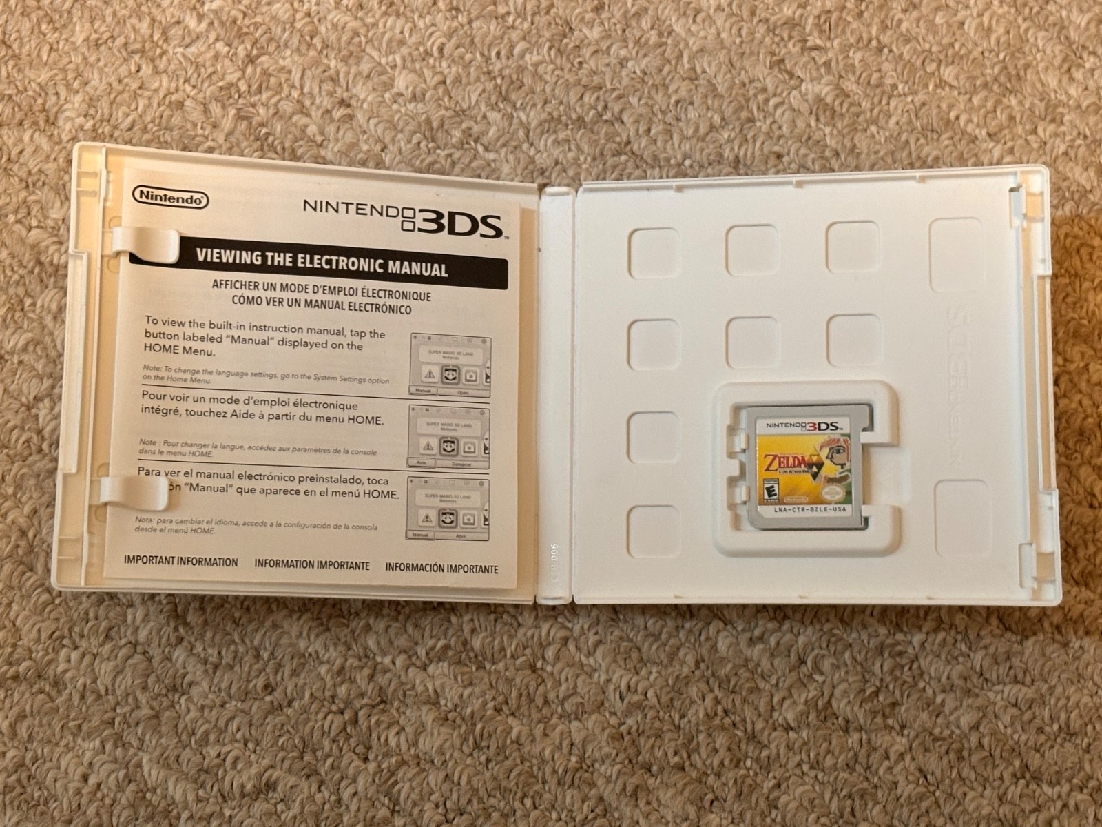 Vintage Nintendo console/game lot