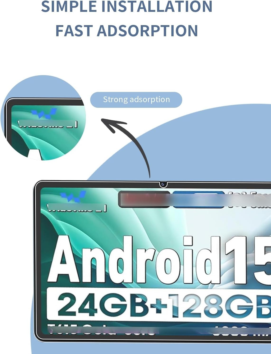 2PCS Glass Screen Protector for K80/K70/K60/K50/K60/K50 10″ / 10.1 inch Tablet