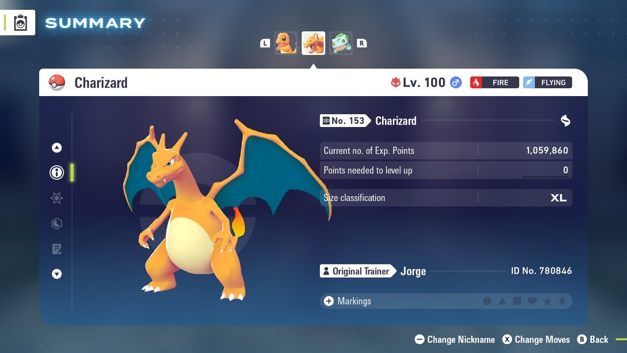 Pokemon Legends ZA 💥 6IV Normal Alpha Charizard💥Fast 🚀Masterball Held