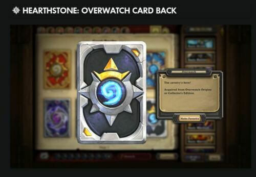 Overwatch Origins: Digital Goodies (Hearthstone Card Back,Diablo 3 Wings) PC