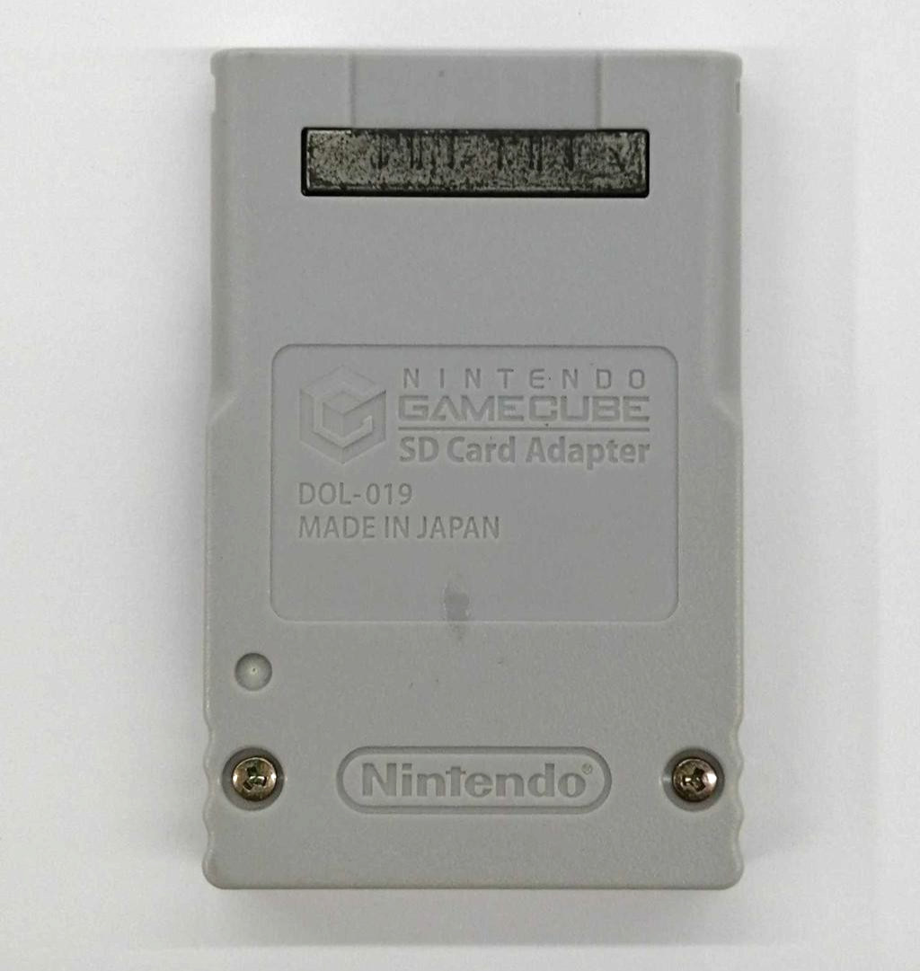 Nintendo GameCube SD Card Adapter DOL-019 Official OEM & 256MB Card Japan Used