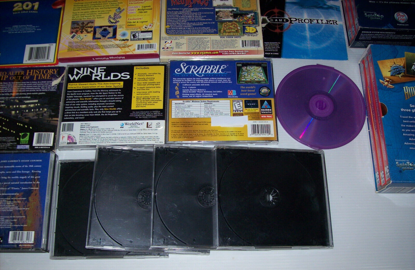 Lot of 20+ Vintage Computer PC Games, + Vintage PC Software, Y2K, 1990s – 2000s