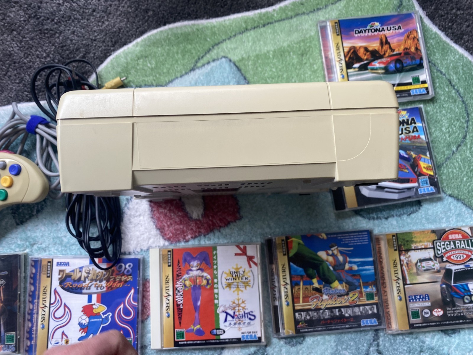 SEGA Saturn Bundle HST-3220 NTSC-J Boxed + 7 Games!!!